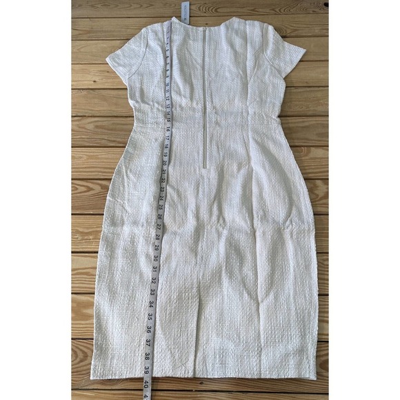 NWT DE Collection Frayed Edge Dress Size Large Women’s Egret MSRP $49.99 - Picture 5 of 6